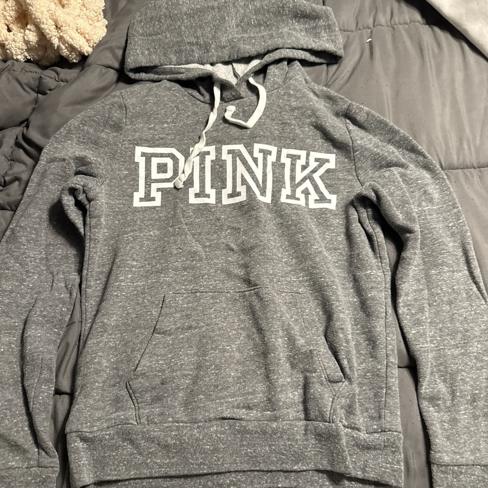 PINK Victoria's Secret Heather Gray Hoodie